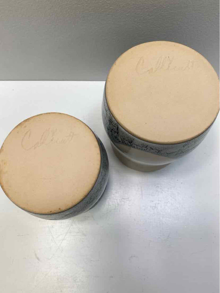 Callicutt Pottery canister set