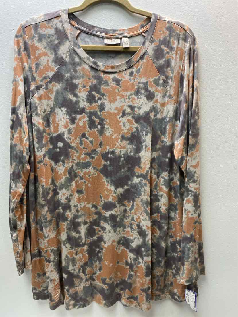 LORI GOLDSTEIN Size L Casual Top