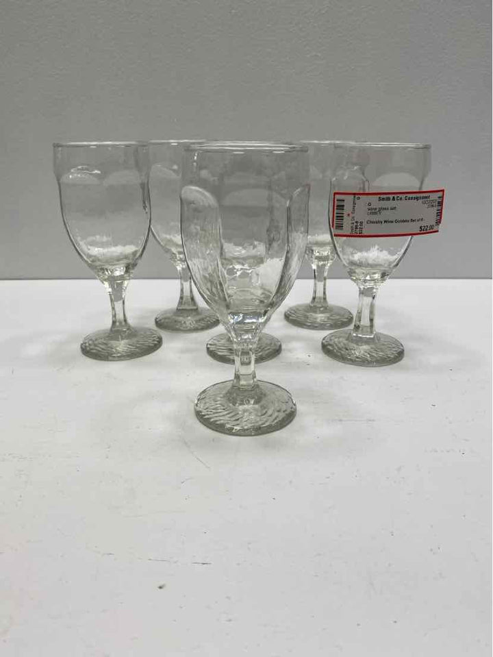 LIBBEY wine glass set