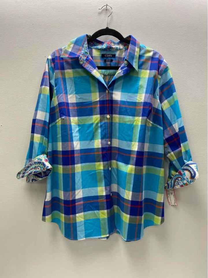 Chaps Size 1X Blouse