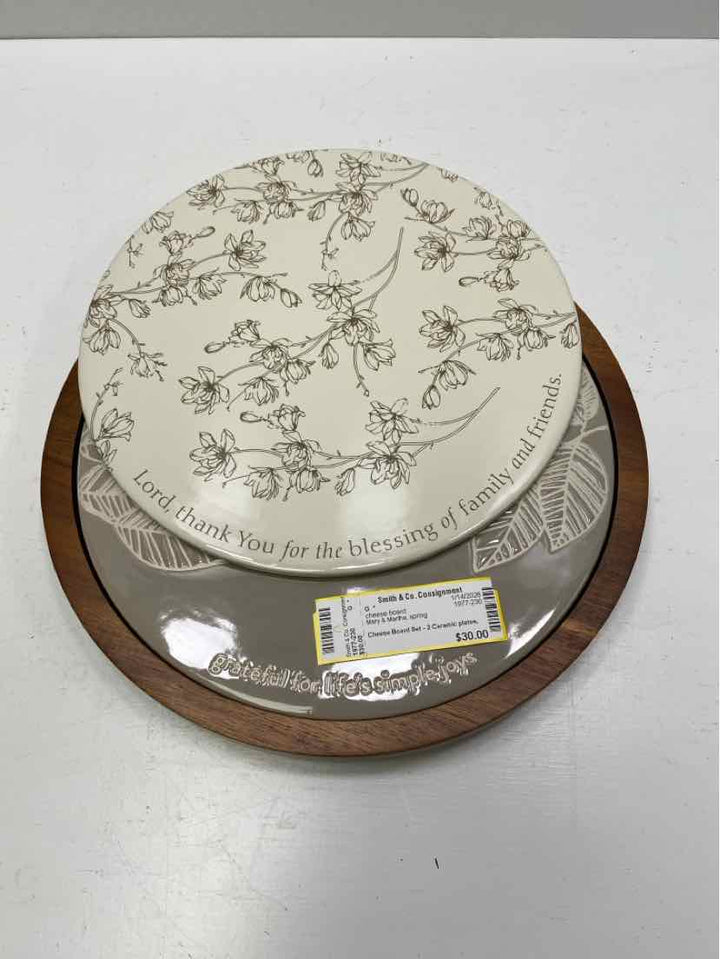 Mary & Martha spring cheese board