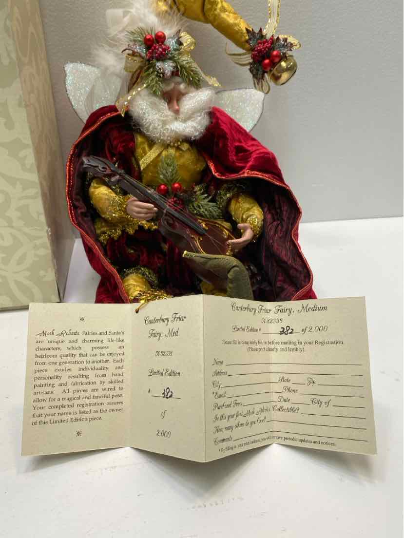 Canterbury Friar Fairy Christmas