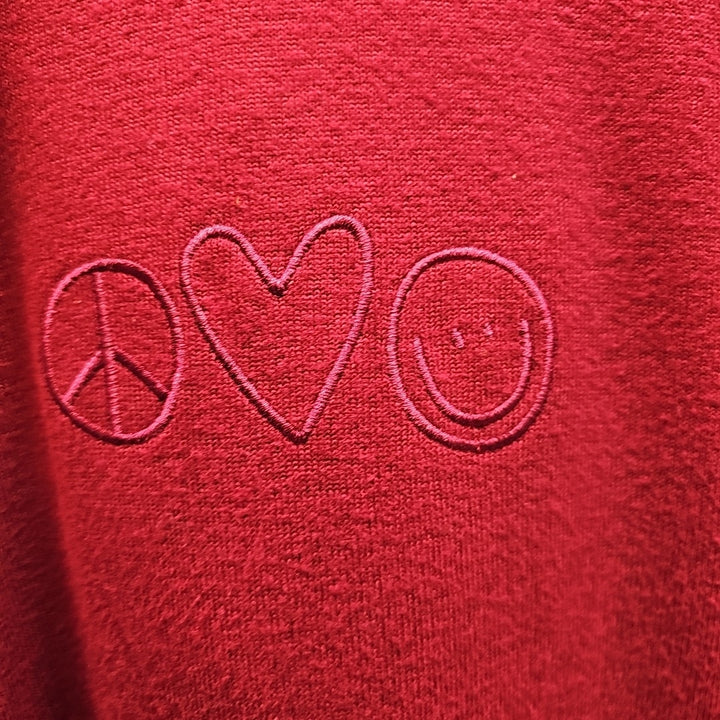 peace love world Size L Sweater