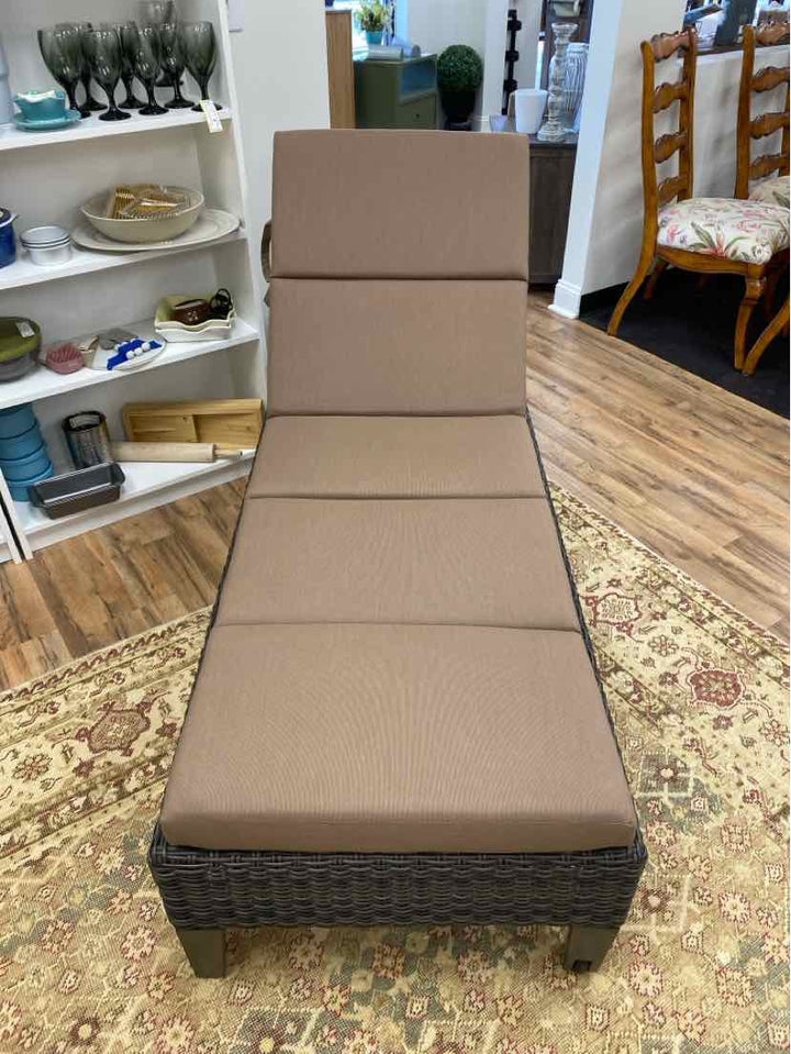 Sunbrella wicker chaise