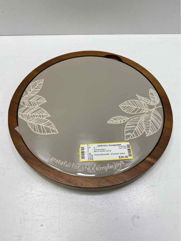 Mary & Martha spring cheese board