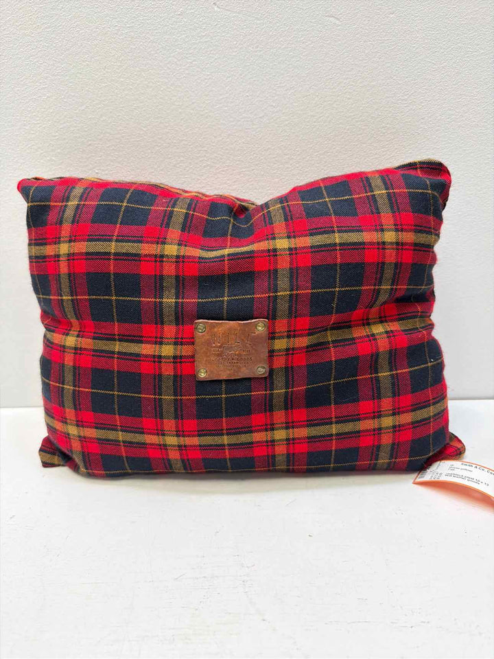 Will leather goods throw pillow