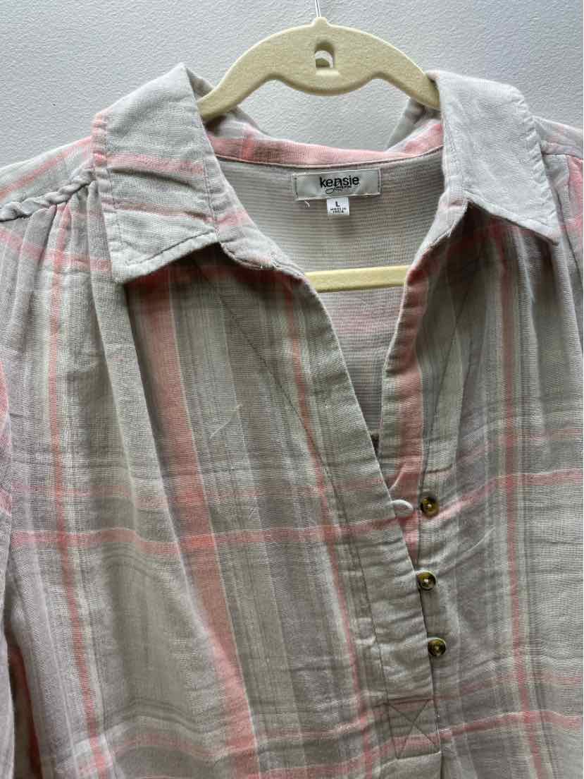 Kensie Size L Blouse