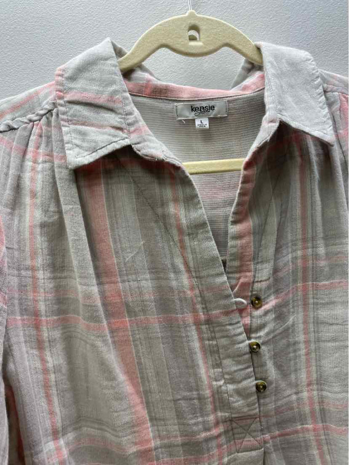 Kensie Size L Blouse