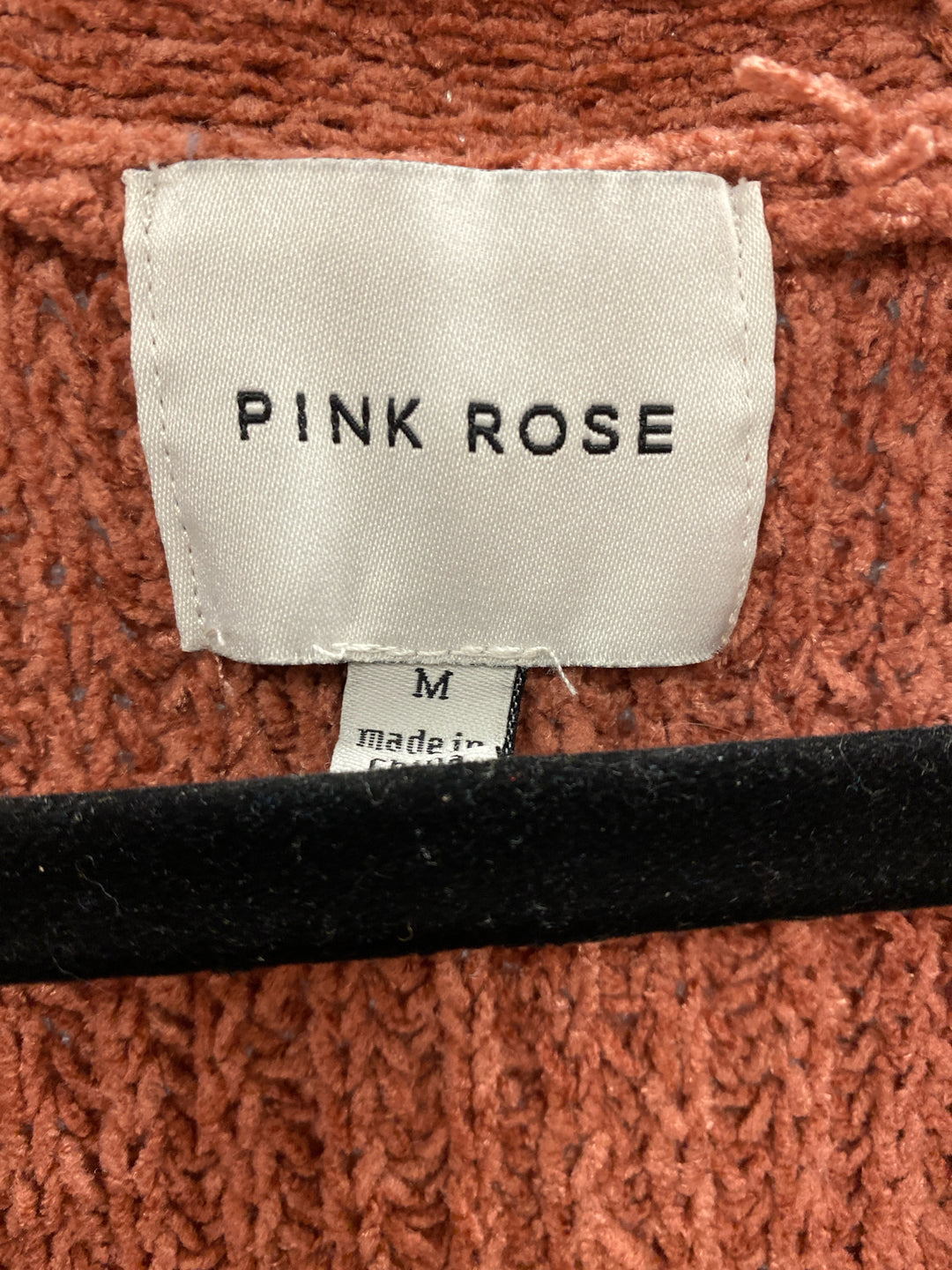 Pink Rose Size M Cardigan