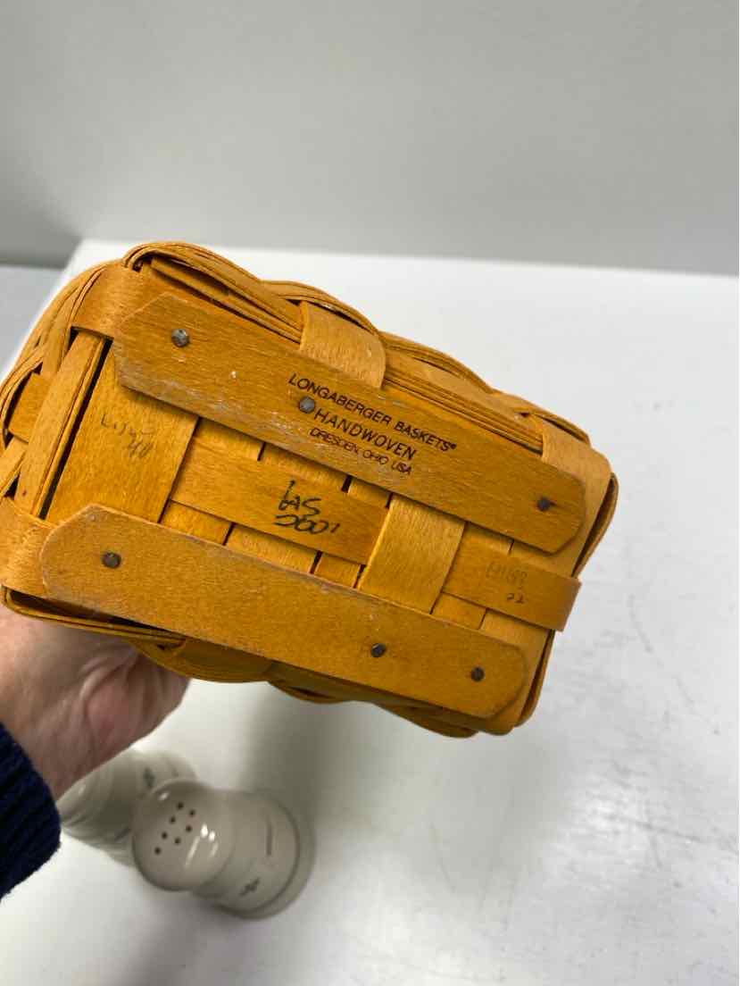 longaberger Salt & Pepper