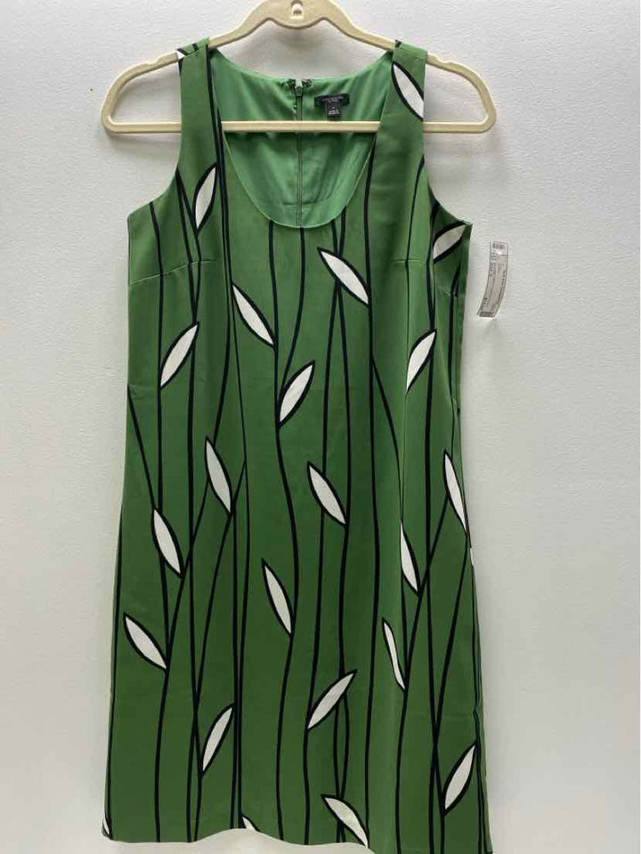 green ann taylor dress Neon Yellow Square Neck Sheath Size 6 Margaret's Fine Consignment Satin One-Shoulder Midi Dress