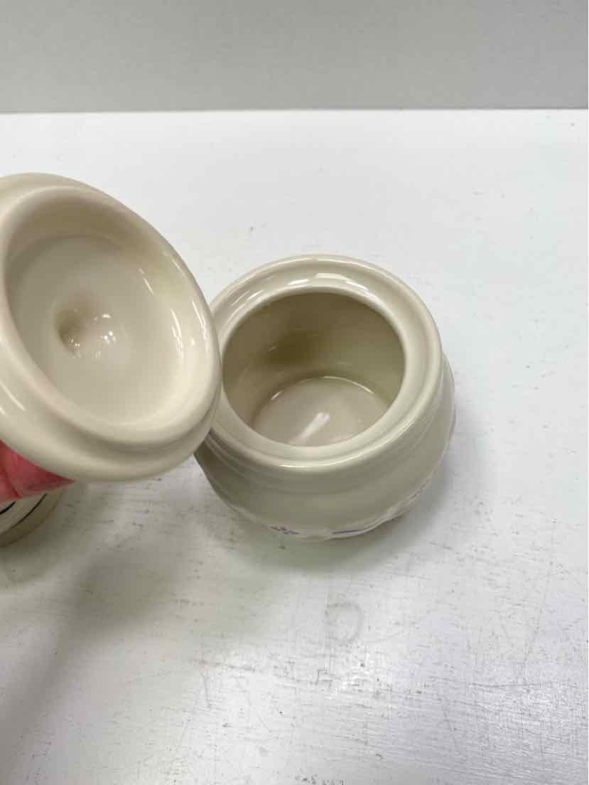 longaberger cream and sugar set