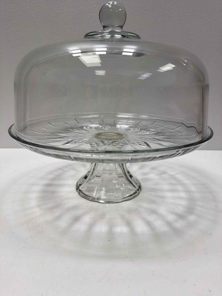 ANCHOR HOCKING cake stand