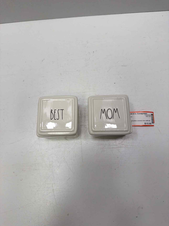 Rae Dunn Trinket box