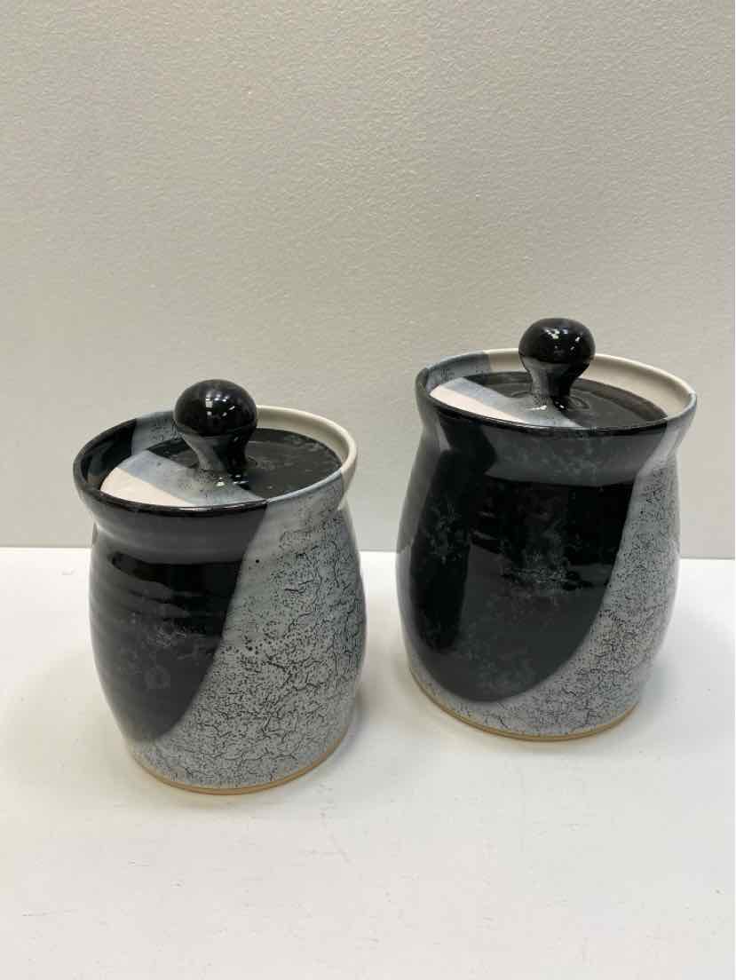 Callicutt Pottery canister set