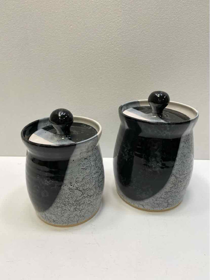 Callicutt Pottery canister set