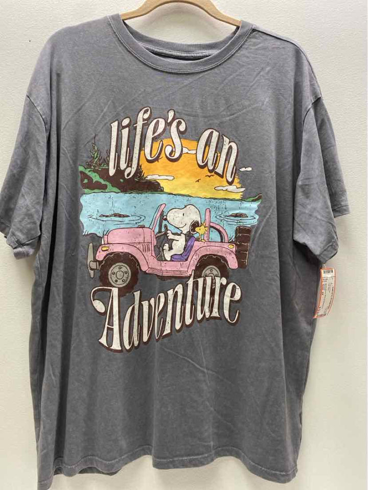 Peanuts Size 2X Casual Top