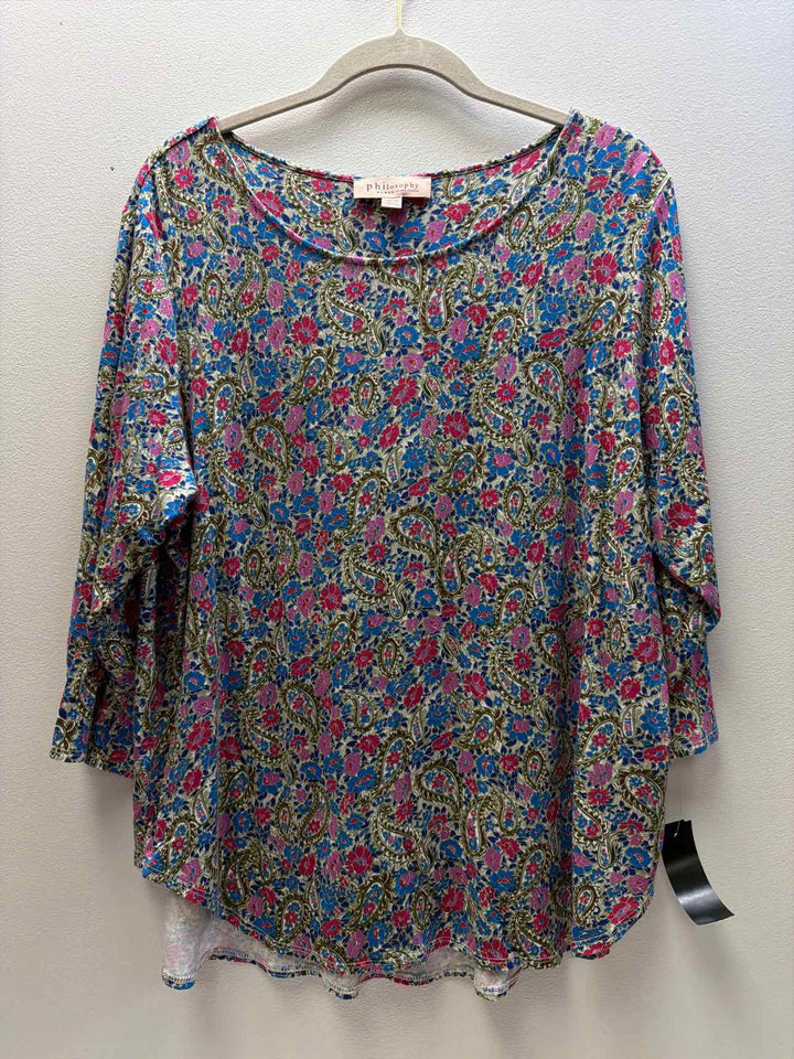 philosophy Size 1X Casual Top