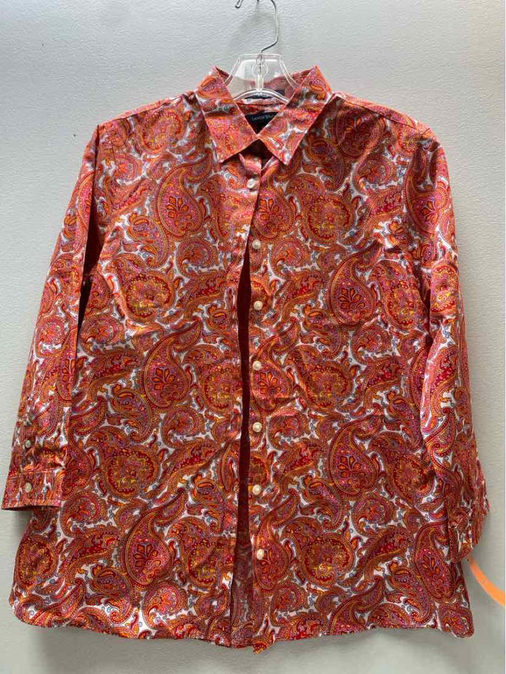 Lands End Size 10 Blouse
