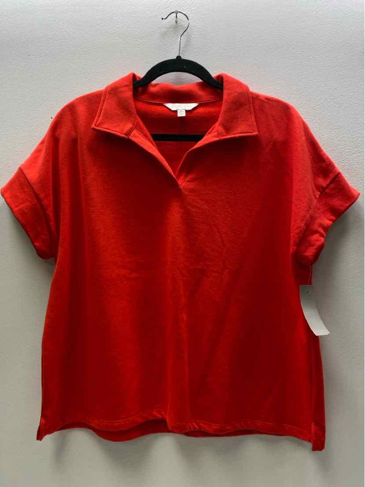 CROWN & IVY Size L Casual Top