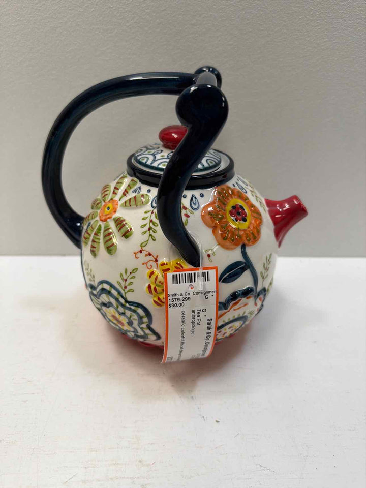 anthropologie Tea Pot